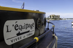 la péniche le touremente de la SAS l'équipage à Sète